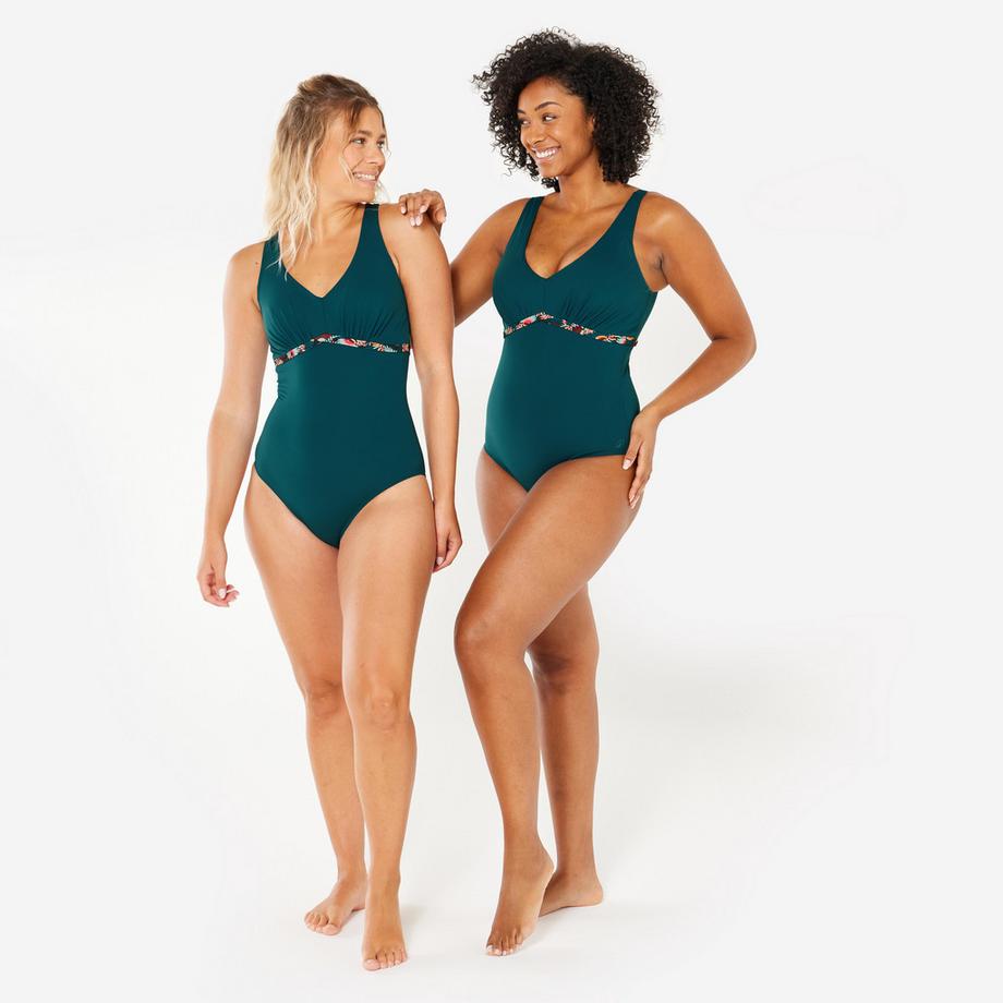 DECATHLON Aquafitness Synthetik Badeanzug  