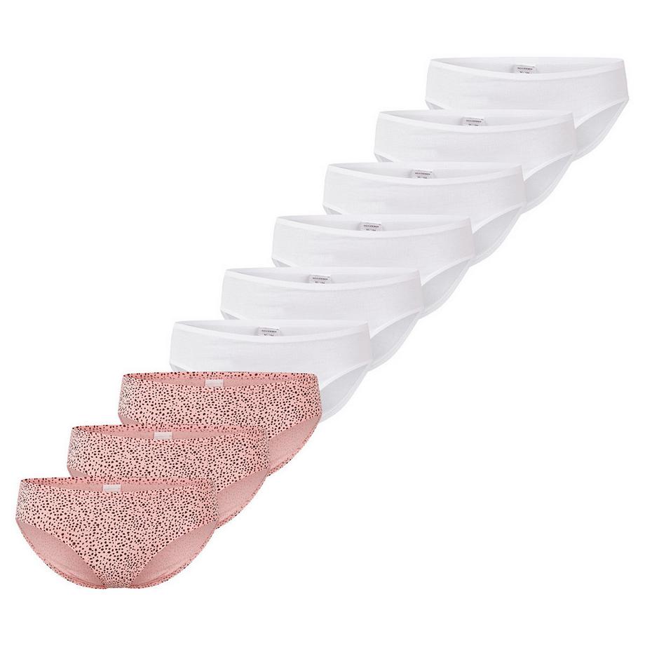 Schiesser Teens Girls 95/5 Cotone Biologico Confezione da 9 Slip  