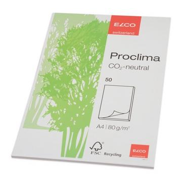 ELCO Schreibblock Proclima A4 74301.14 blanko, 70g 50 Blatt