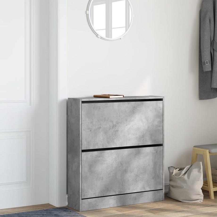 VidaXL Armoire à chaussures bois d'ingénierie  