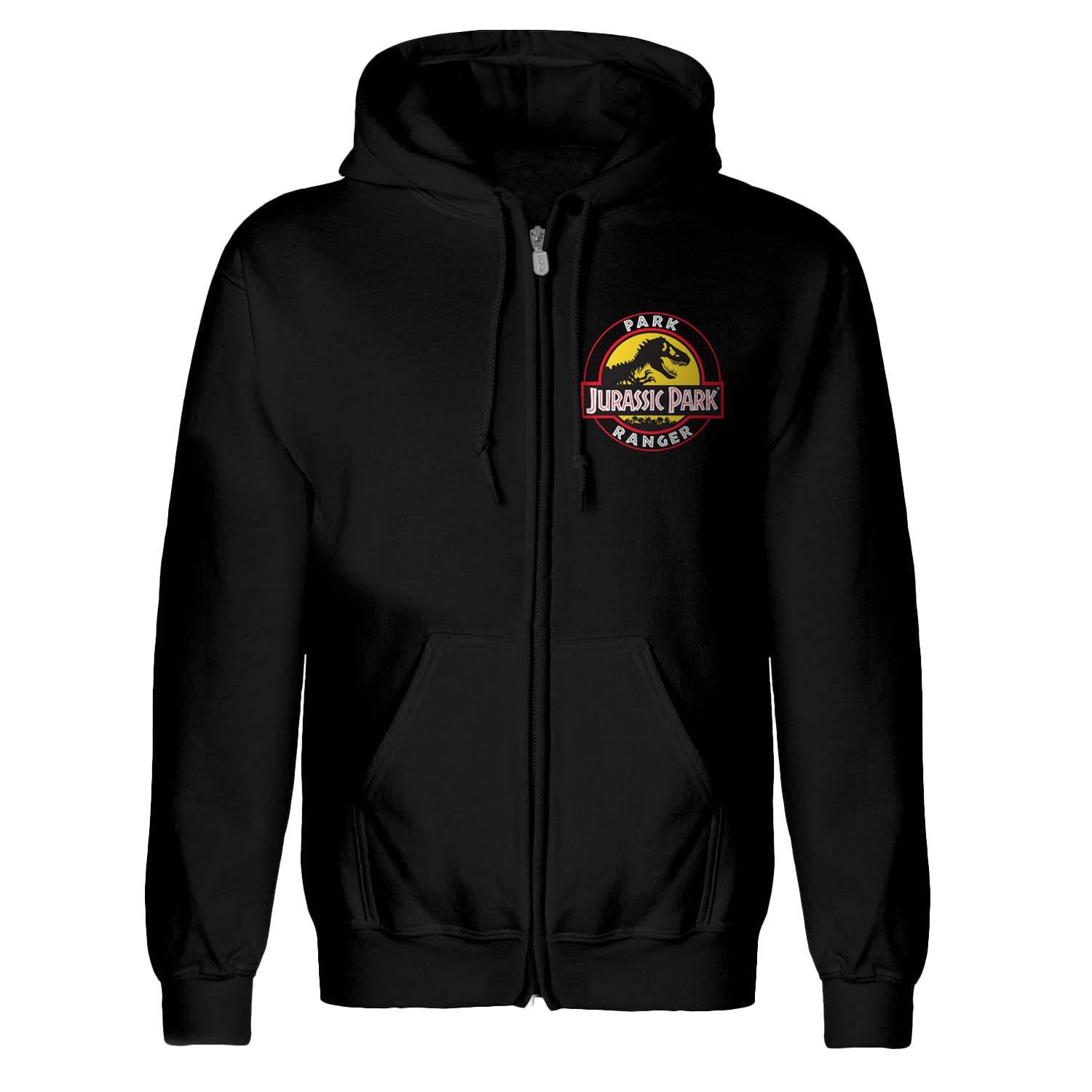 Image of Jurassic Park "Ranger" Hoodie mit durchgehendem Reißverschluss - M