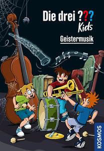 Die drei ??? Kids, 101, Geistermusik Pfeiffer, Boris; Kampmann, Stefani (Illustrationen) Copertina rigida 