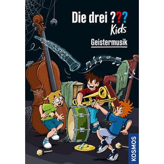 Die drei ??? Kids, 101, Geistermusik Pfeiffer, Boris; Kampmann, Stefani (Illustrationen) Copertina rigida 