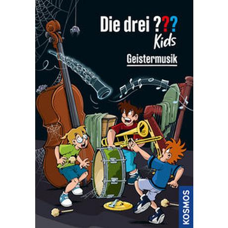 Die drei ??? Kids, 101, Geistermusik Pfeiffer, Boris; Kampmann, Stefani (Illustrationen) Copertina rigida 