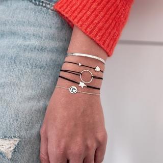 Glanzstücke München  Femme Bracelet en argent Danke,dass es Dich gibt (Merci d'être là 