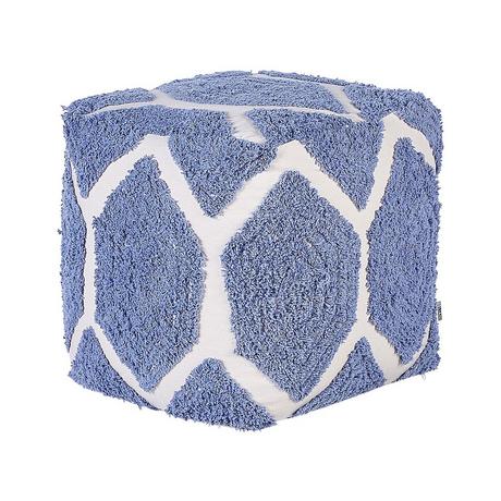 Beliani Pouf en Cotone Boho ROJHAN  