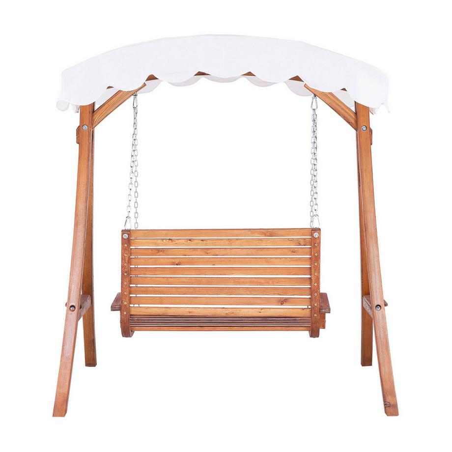 Beliani Dondolo da giardino en Tessuto Classico ANDRIA  