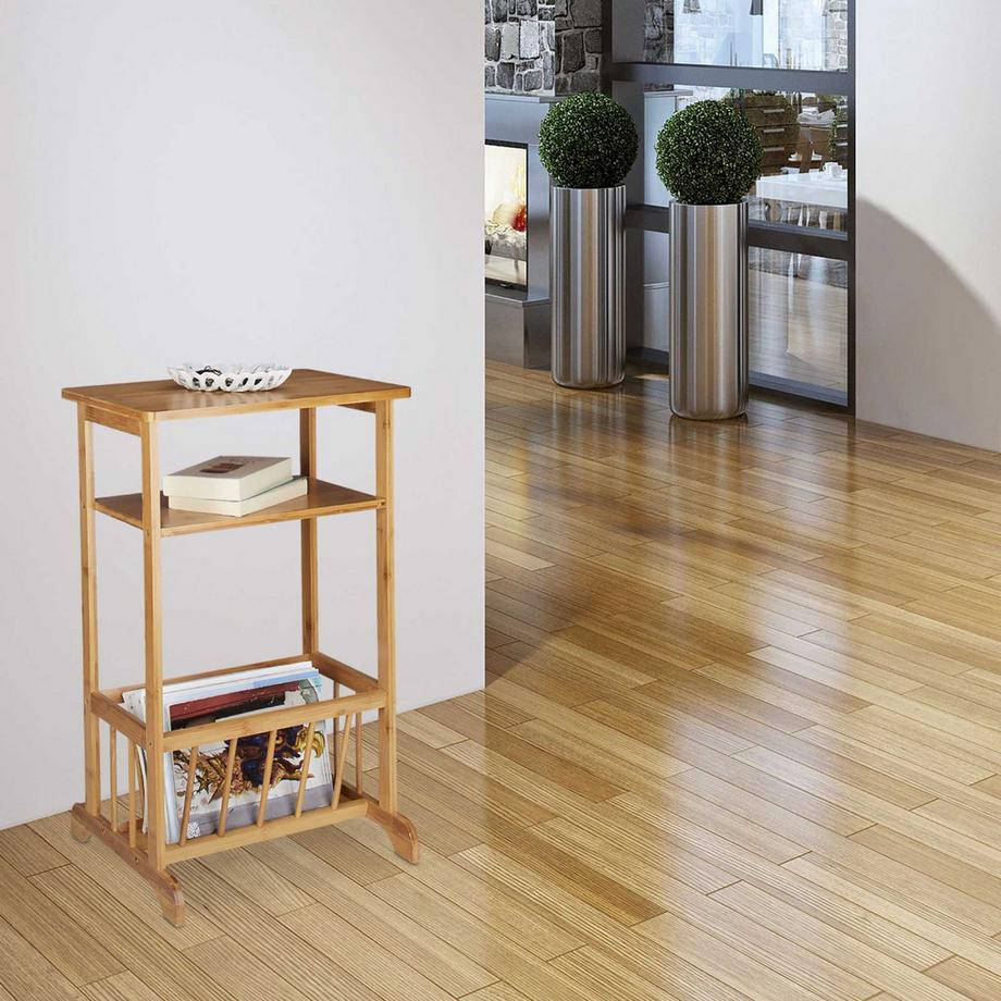 B2X Beistelltisch mit Zeitschriftenständer  