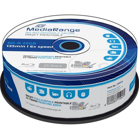 MediaRange  BD-R Spindel 