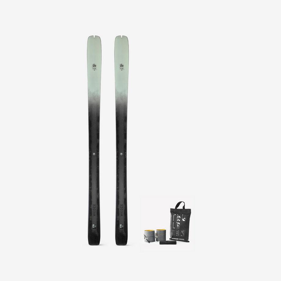 Ski Leichter Tourenski Holz und Carbon