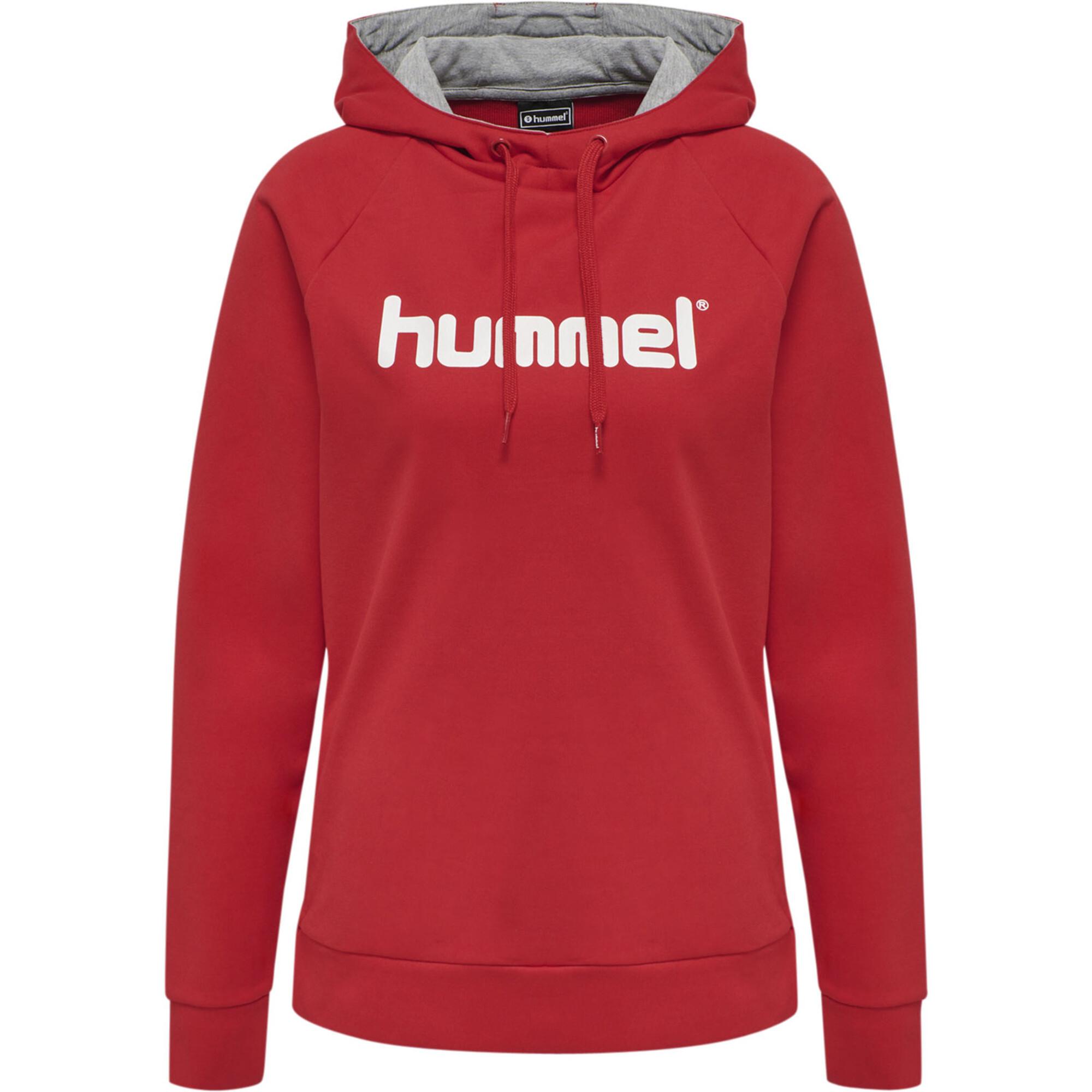 Hummel  felpa con cappuccio da huel cotton logo 