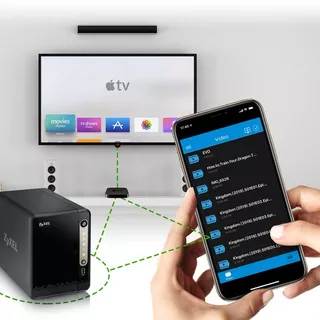 ZyXEL  NAS326 NAS Desktop Eingebauter Ethernet-Anschluss Schwarz 