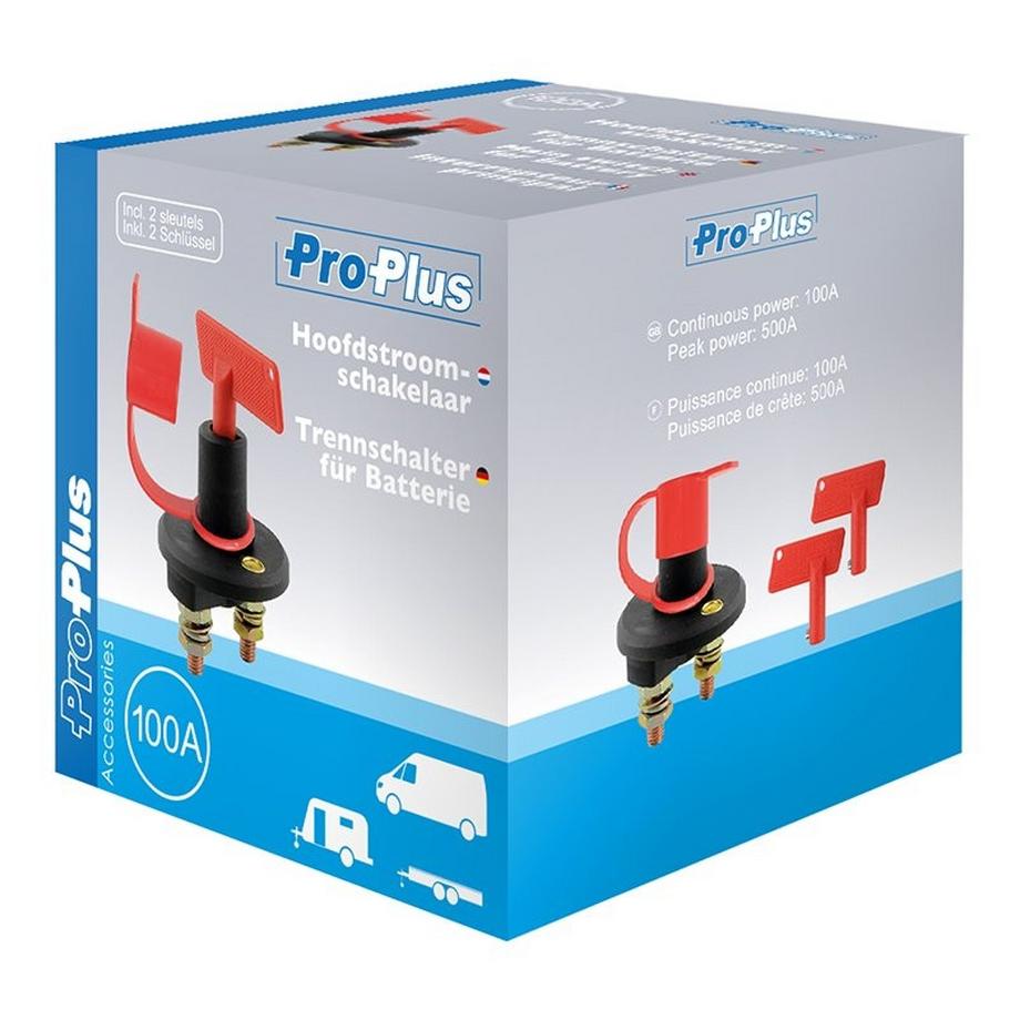 Pricenet  Hauptschalter für Batterie 100A 2-polig 