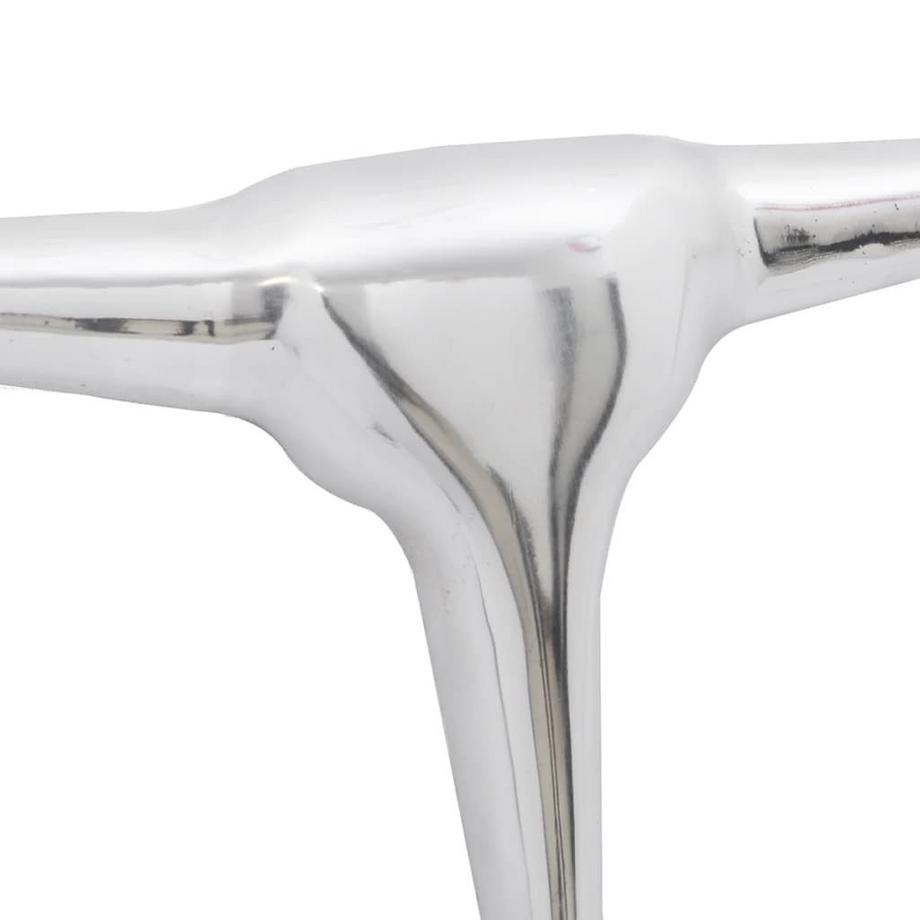 VidaXL decorazione testa di toro Alluminio  