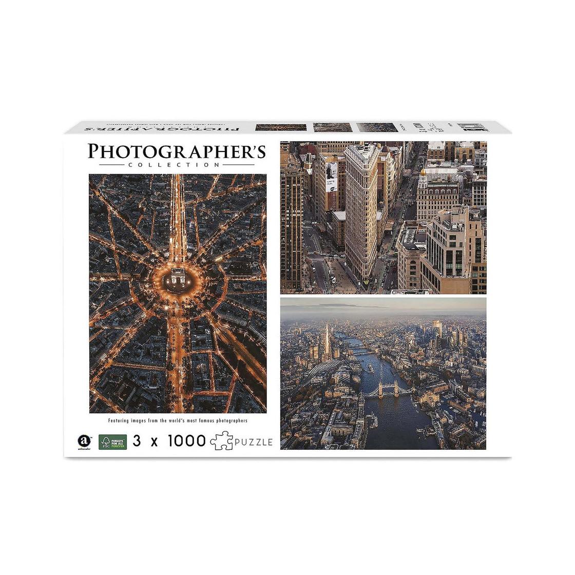 Image of Puzzle 3er Set Weltstädte (1000Teile)