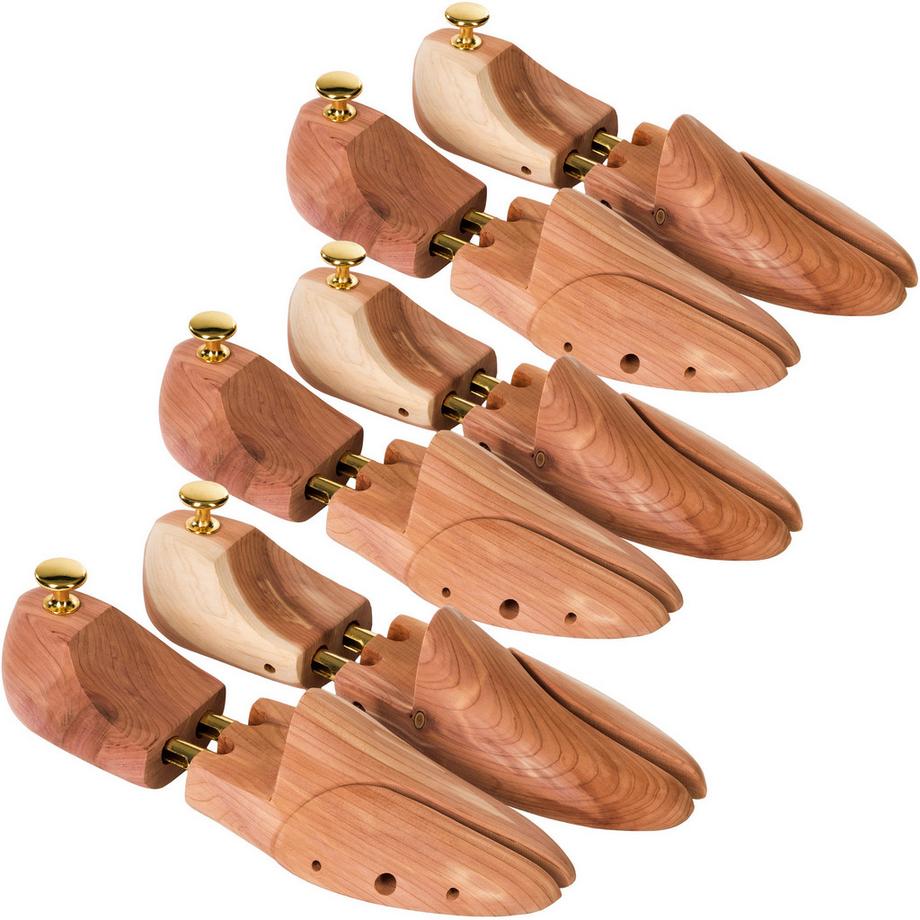 3 paia di tendiscarpe   in legno di cedro