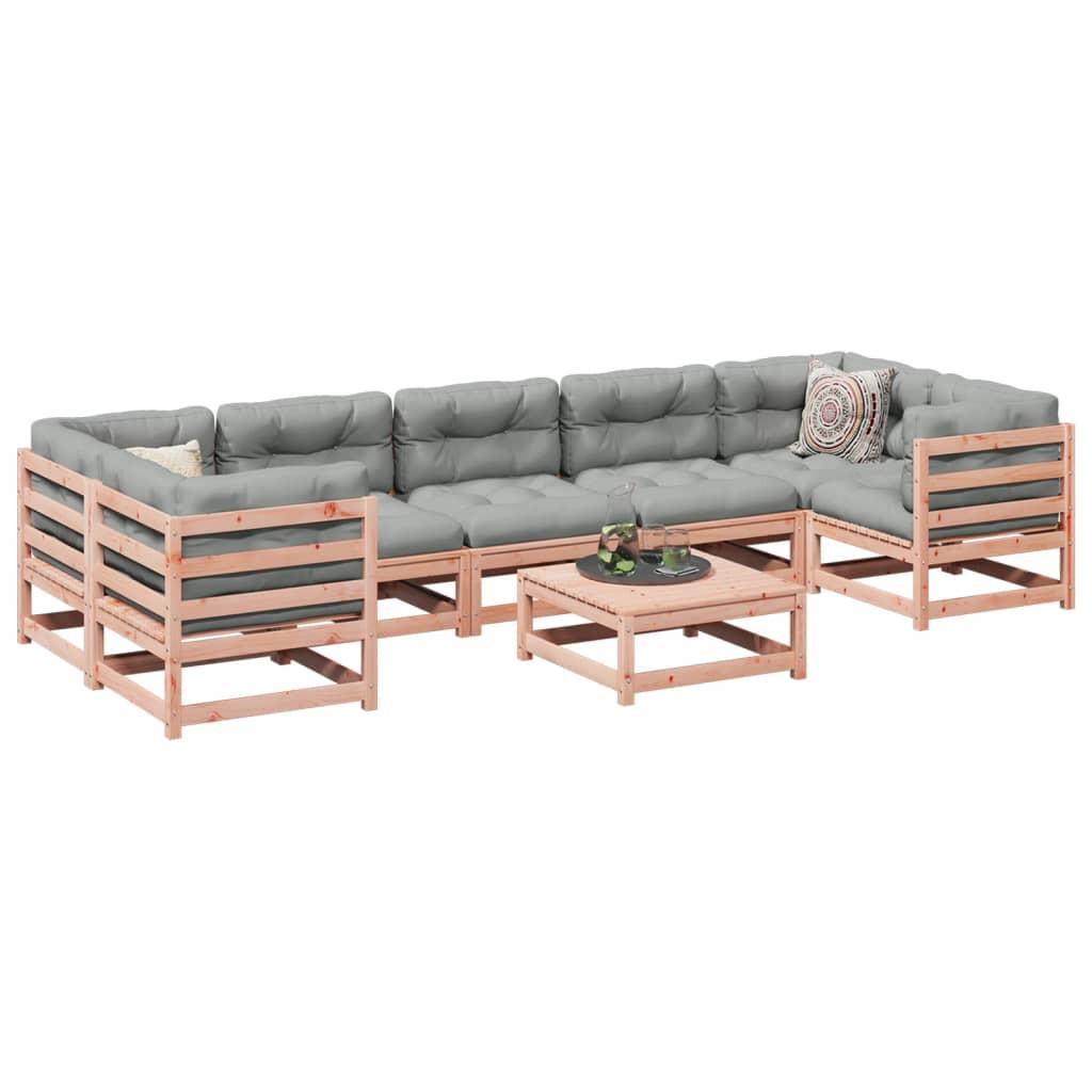 VidaXL set divano da giardino Legno di douglas  