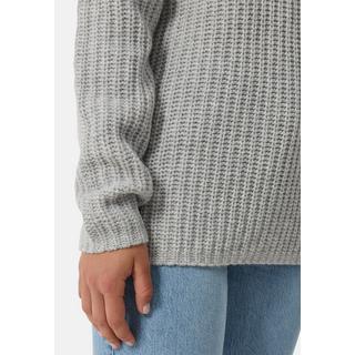 CASH-MERE.CH  Grobgestrickter Wolle Kaschmir Rundhals Pullover 