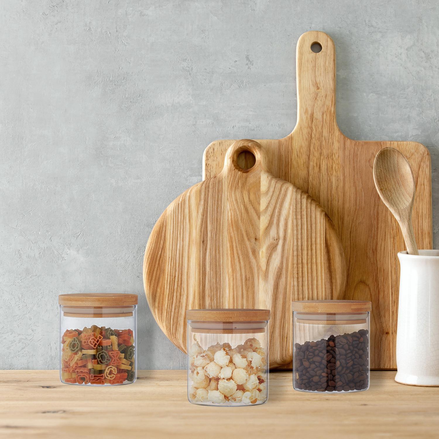 B2X 3 pezzi Barattoli conservazione 380 ml  