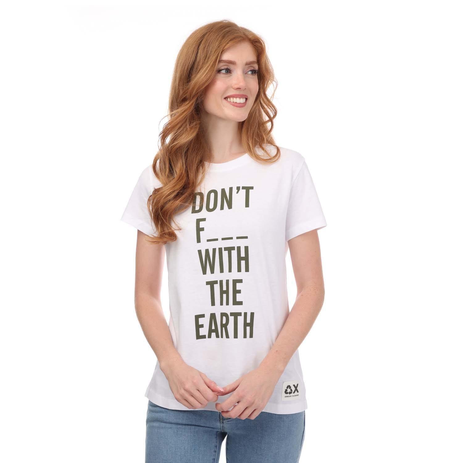 ARMANI T-Shirt avec Imprimé Slogan  