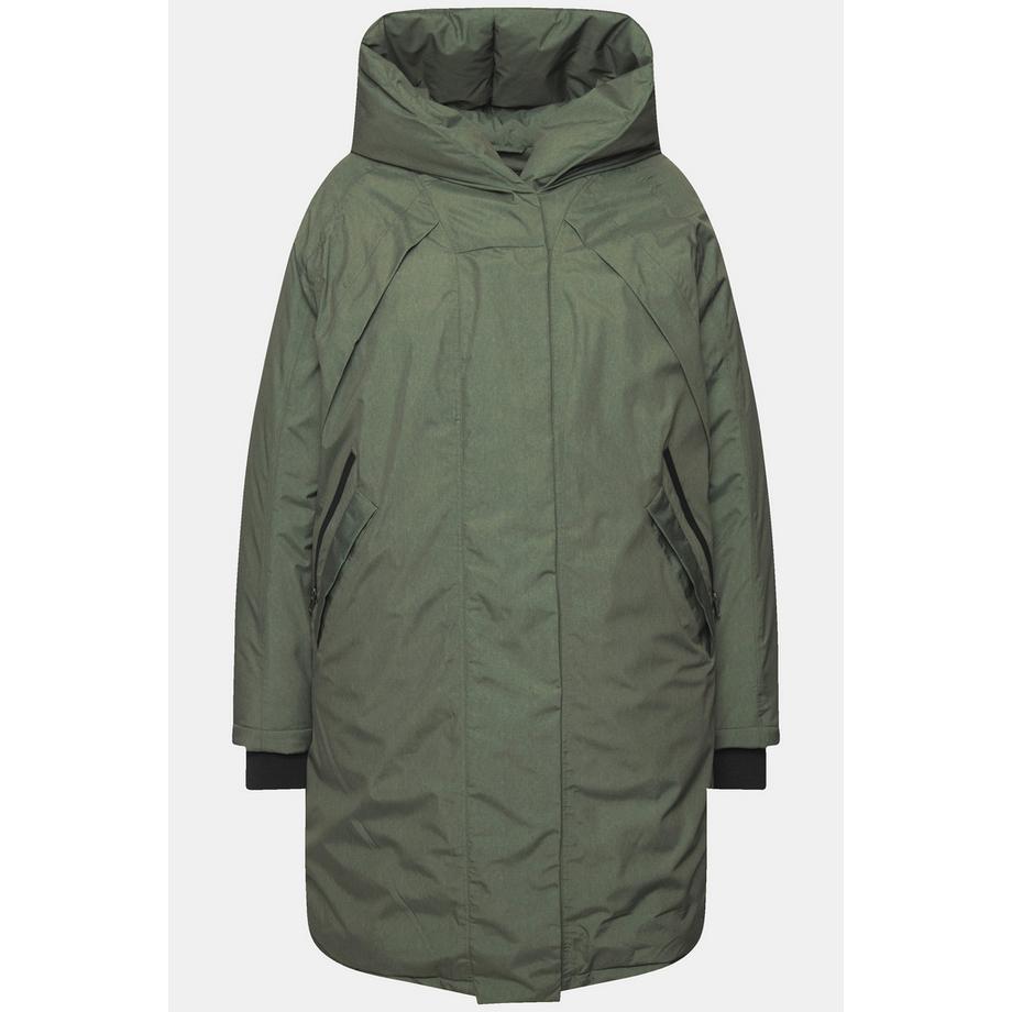 Ulla Popken HYPRAR Manteau Fonctionnel Imperméable Capuche Fermeture Éclair 2 Sens  