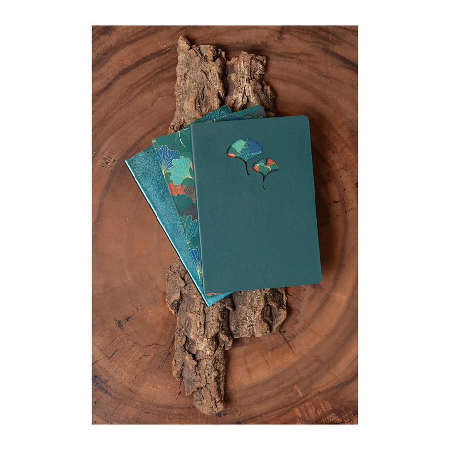 Clairefontaine Ginkgo Notizb Leder  