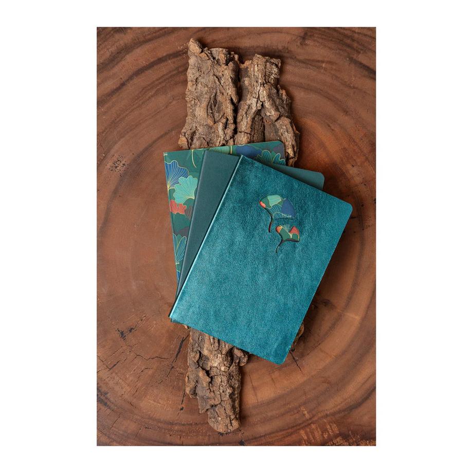 Clairefontaine Ginkgo Notizb Leder  