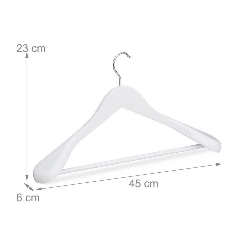 Northix Cintres pour costumes, support d'épaule large  