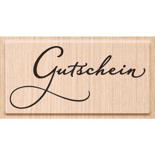 HEYDA HEYDA Stempel Gutschein 7.5x3.5cm 211800360 Holz matt  