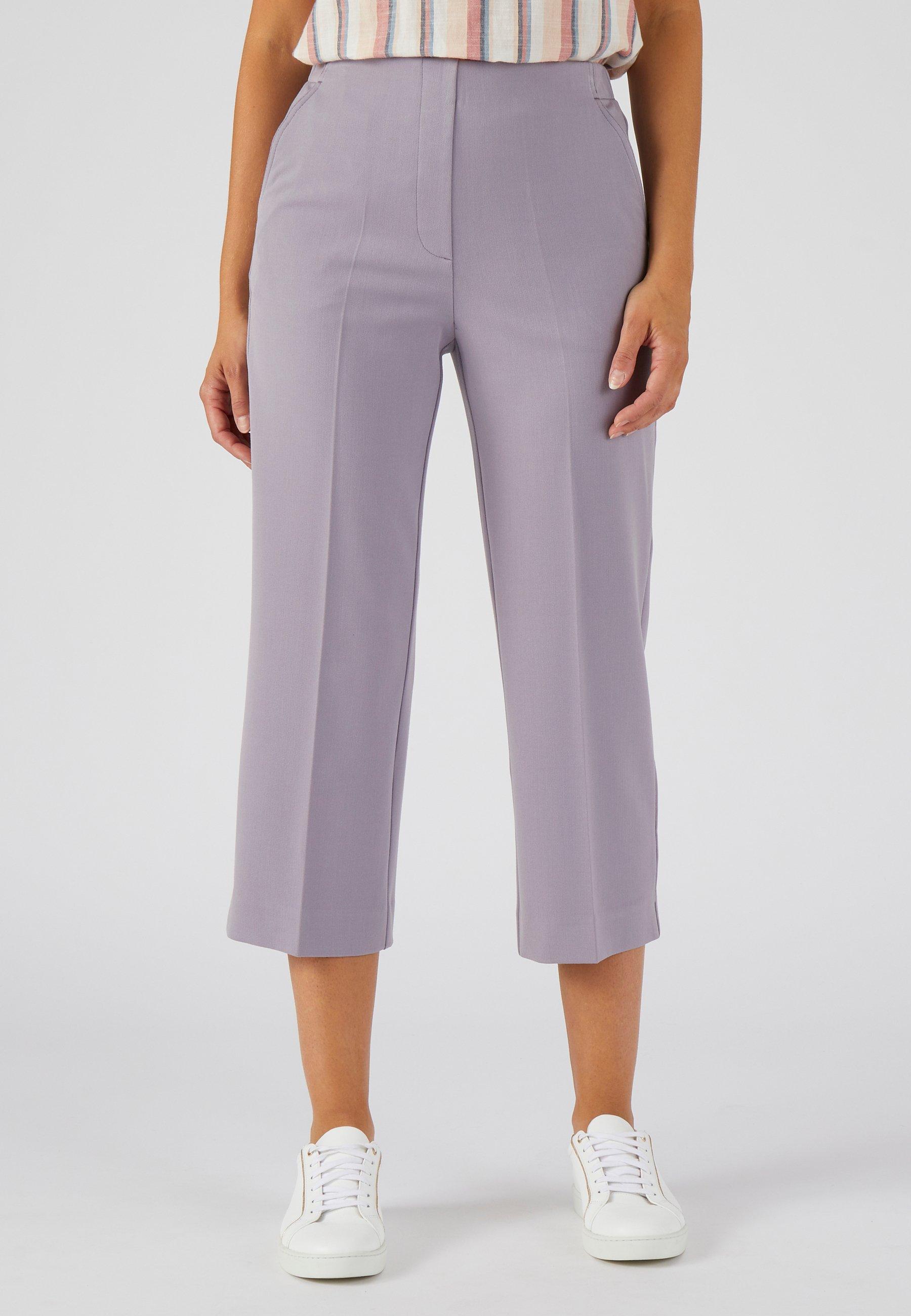 Image of 3/4-hose Mit Optischem Hosenschlitz. Damen Grau 40