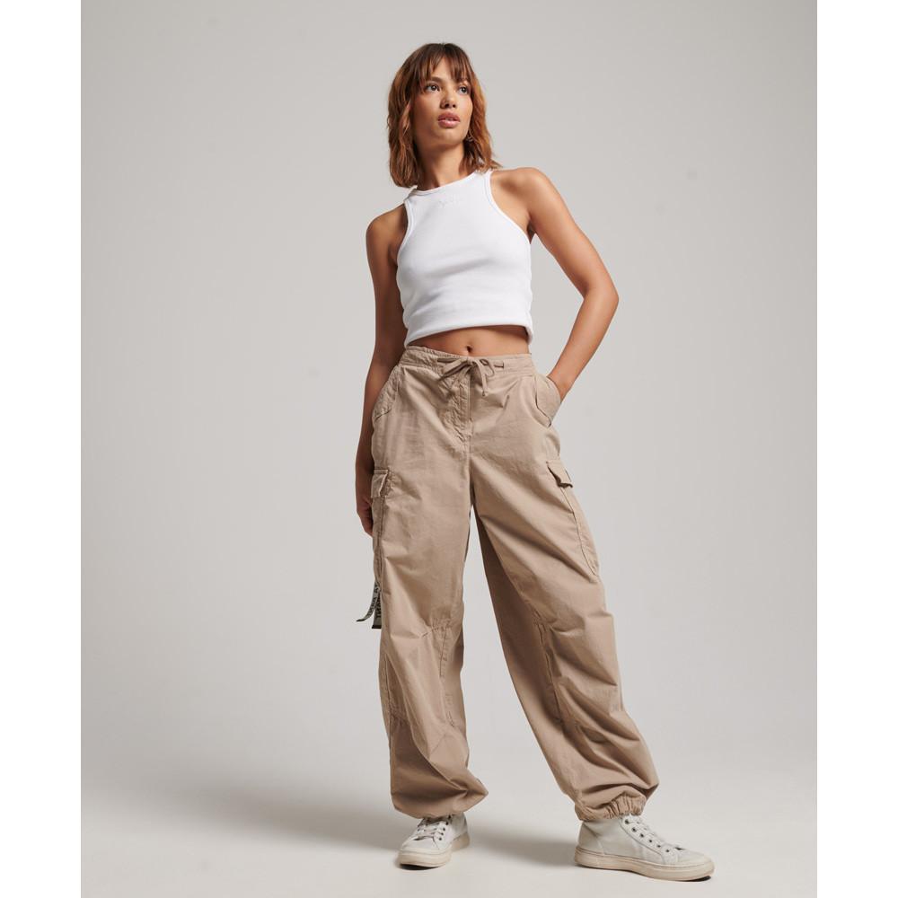 Superdry  baggy-hose fallschirmjägerin 