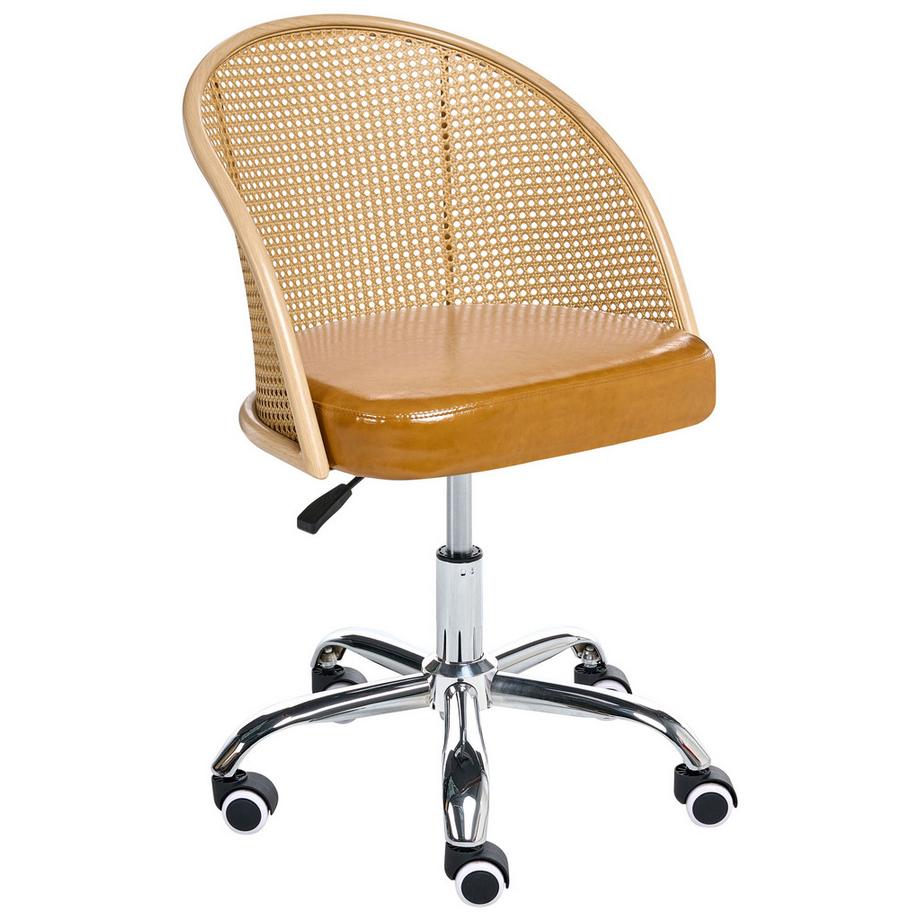 Chaise de bureau en Cuir PU  BALTIMORE