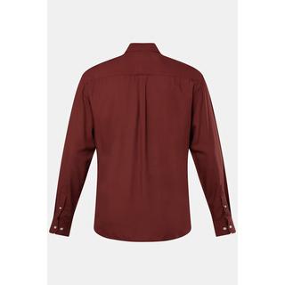 JP1880  Camicia dalla vestibilità moderna in viscosa con maniche lunghe e colletto ad apertura inglese rosato 