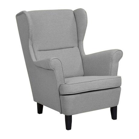 Beliani Poltrona Wingback en Poliestere Retrò ABSON  