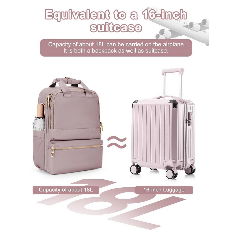 Only-bags.store Zaino impermeabile da viaggio per bagaglio a mano  