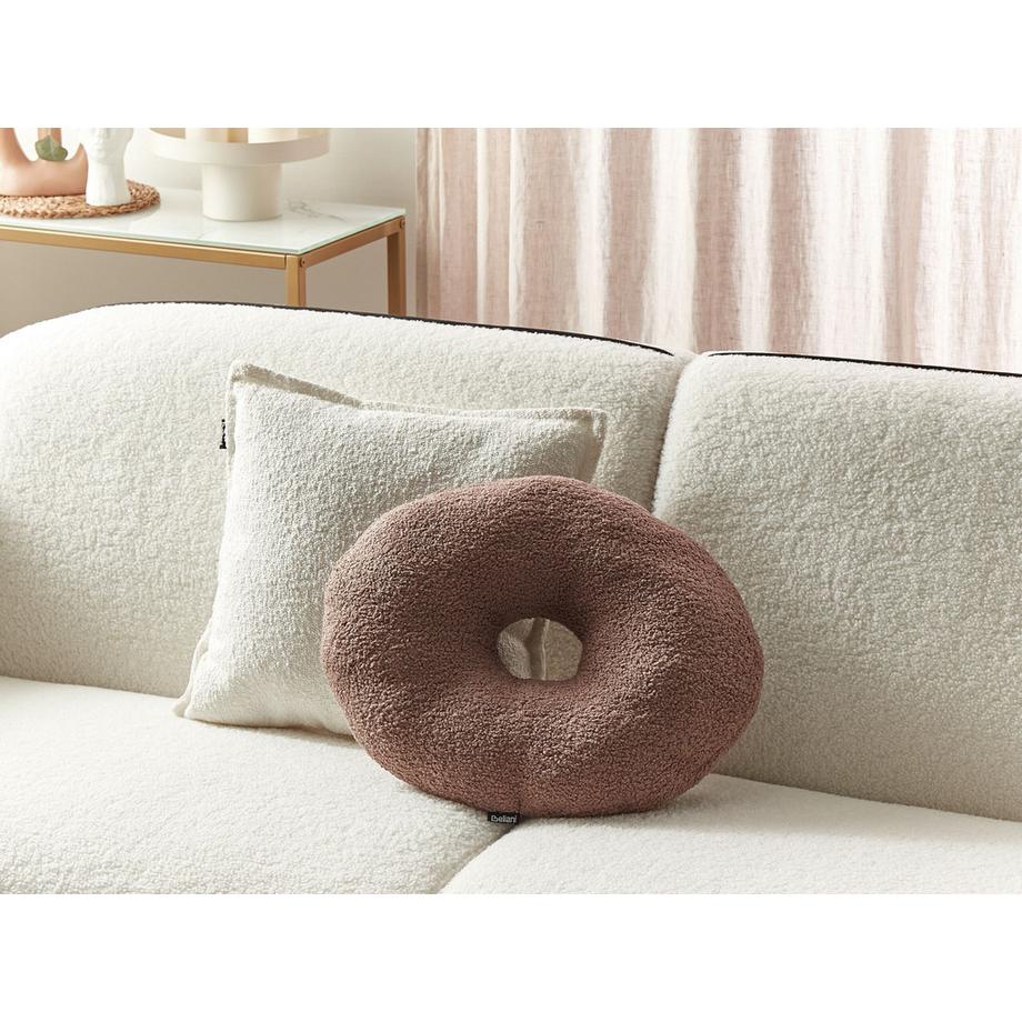 Beliani Dekokissen 2er Set aus Bouclé Modern HESPERIS  