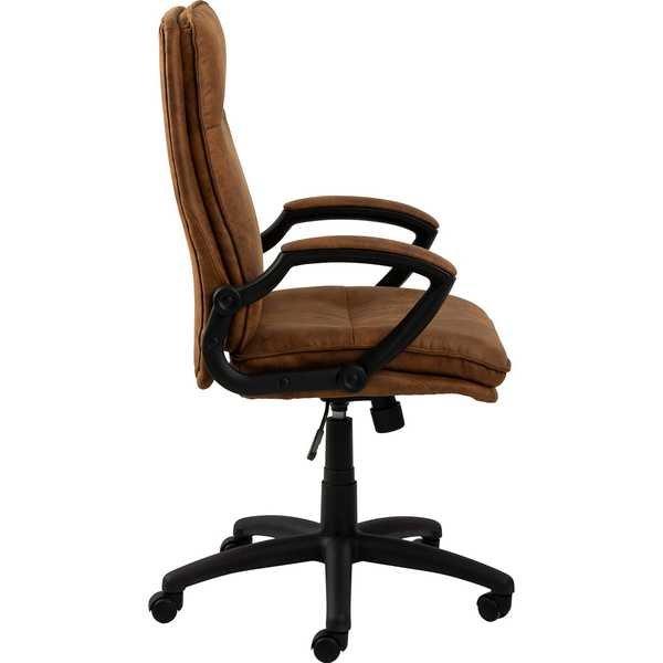 mutoni Chaise de bureau pivotante Brawley camel  