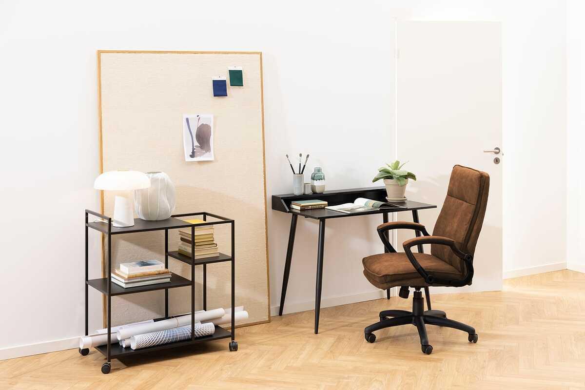 mutoni Chaise de bureau Brawley camel  