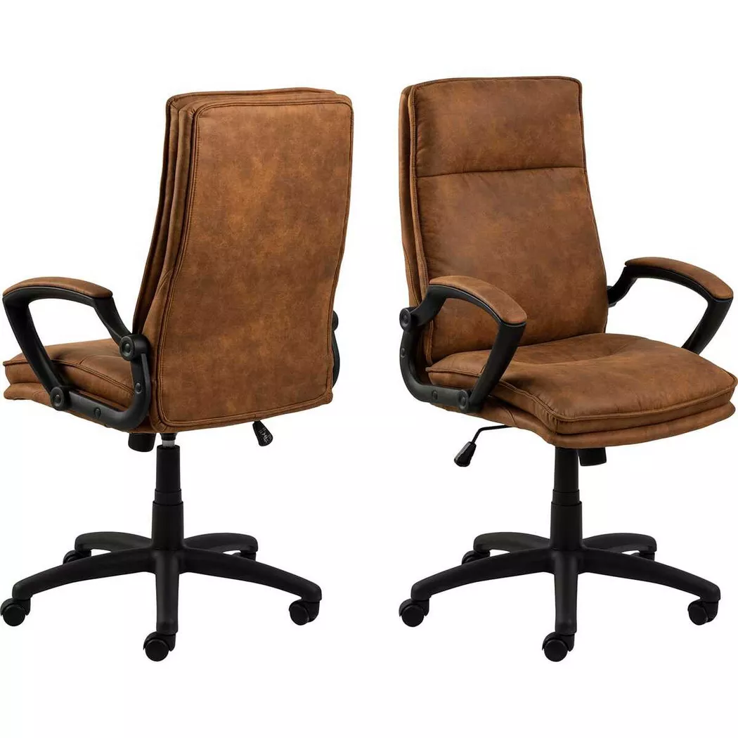 mutoni – Bürodrehstuhl Brawley camel, One Size, Braun