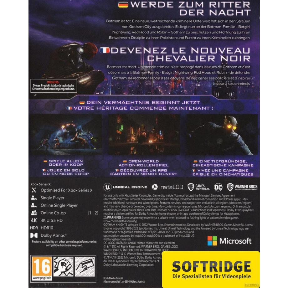 Warner Bros  Gotham Knights - Deluxe Edition 