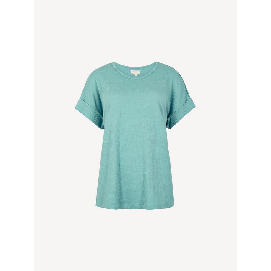 APRICOT T-shirt strutturata con bottoni sul retro  