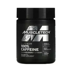 Platinum 100% cafféine 125caps MuscleTech