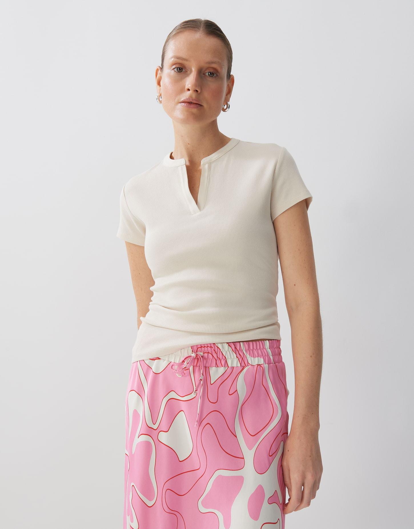 Image of Shirt Kleoh Detail Damen Beige 38