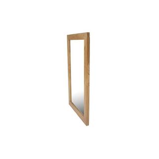 Vente-unique Miroir rectangulaire en teck clair - 60 x 90 cm - AMLAPURA  