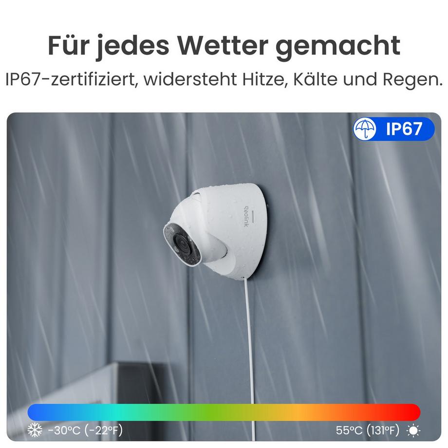 Reolink  RP-PCT8M profesionelle 4K PoE-Kamera 