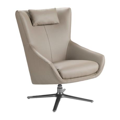 ANGEL CERDA Fauteuil pivotant en similicuir  