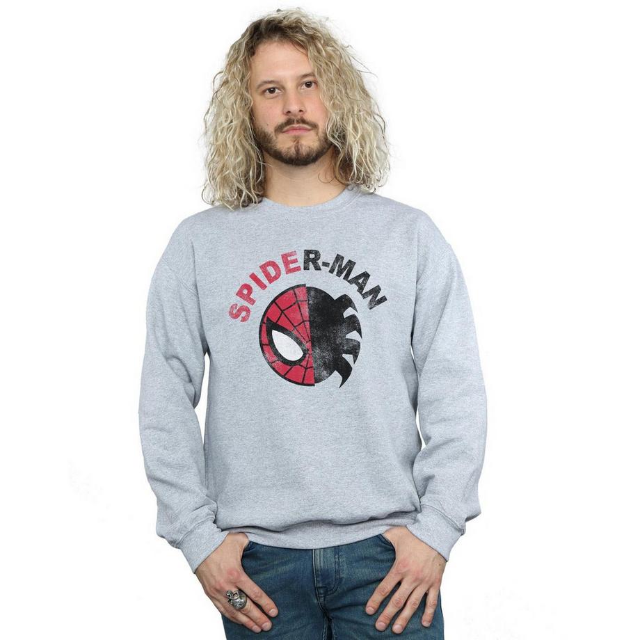 MARVEL Spider-Man Split Face Logo Sweatshirt  