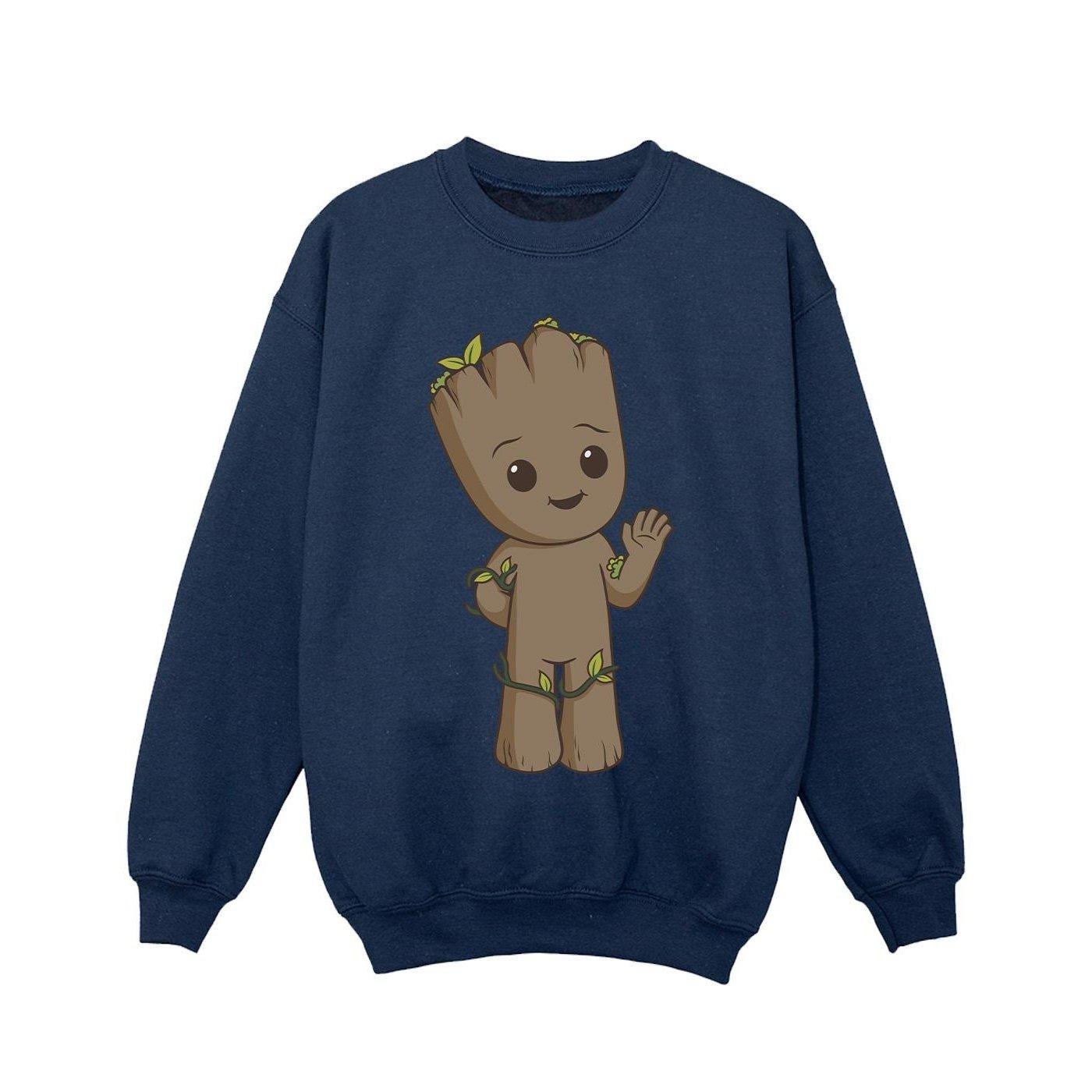 Image of I Am Groot Cute Groot Sweatshirt Unisex Marine 140/146