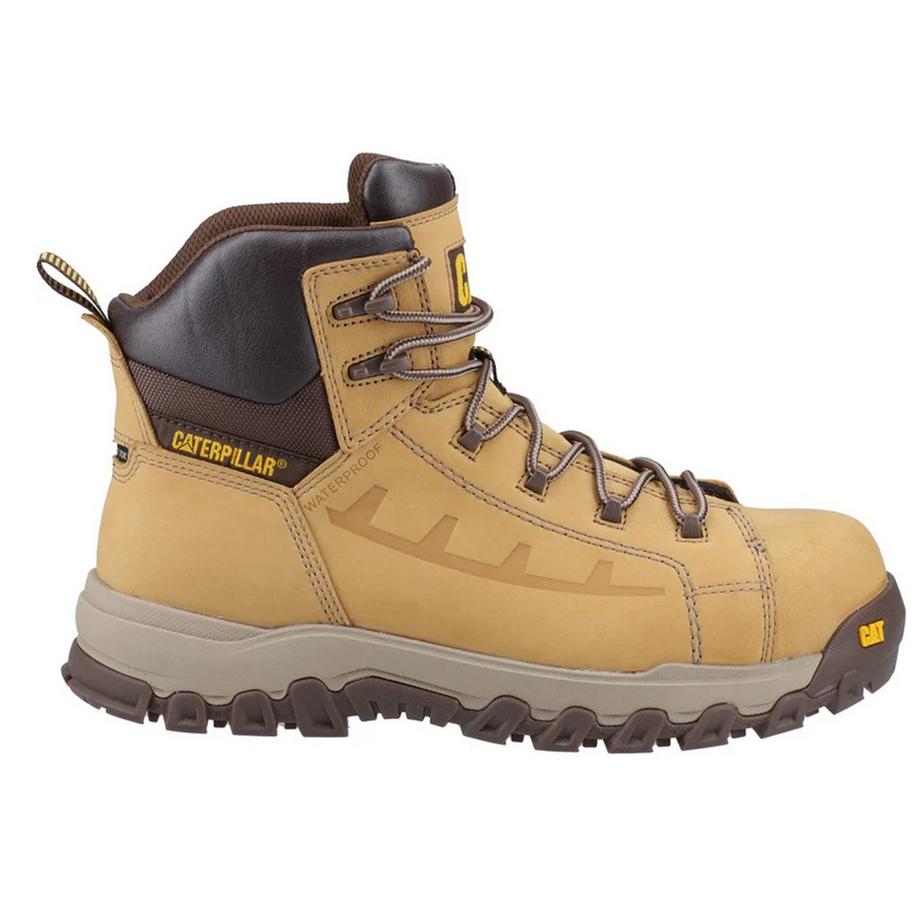Caterpillar Bottines de sécurité Threshold Rebound Cuir Grainé  