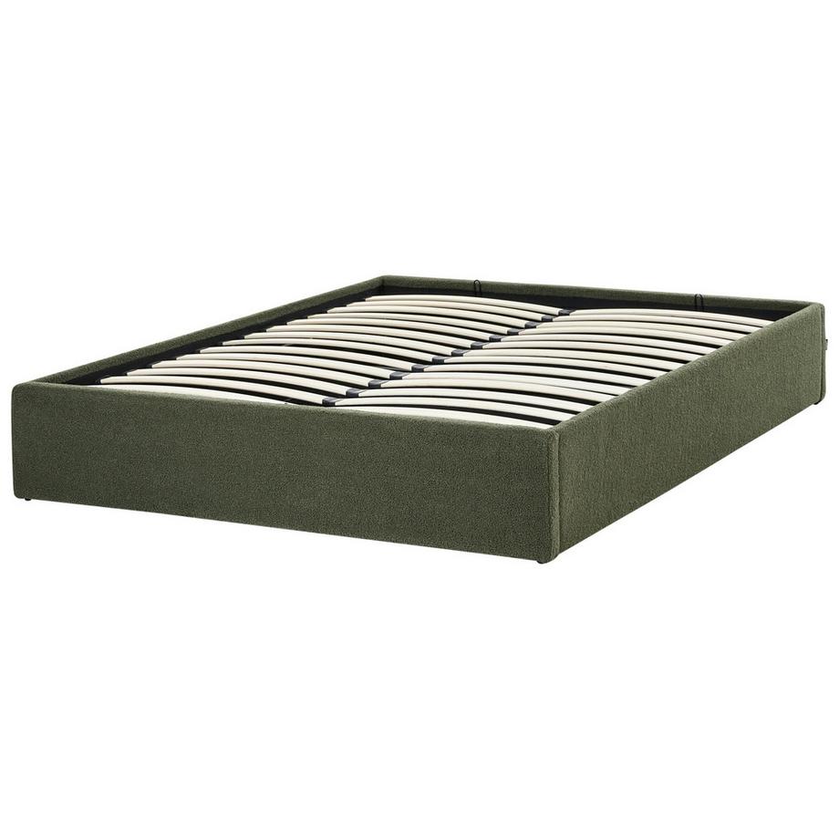 Beliani Lit ottoman sans tête de lit en Bouclé  DINAN  